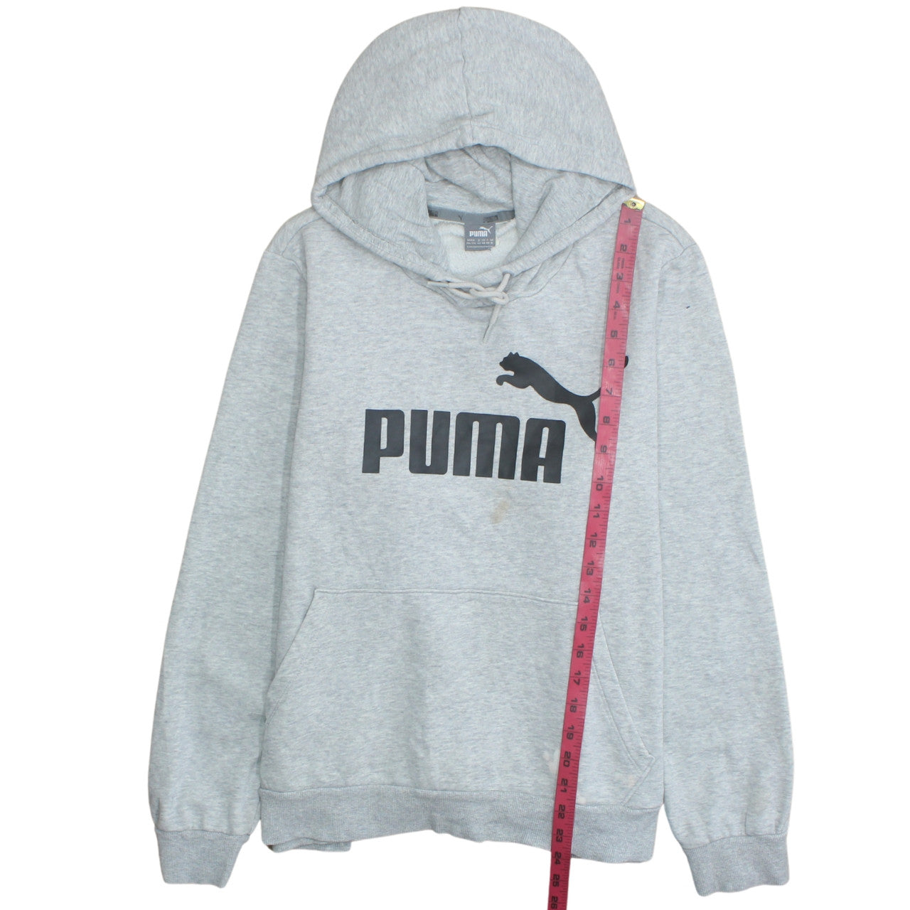 Womens UK Size XL PUMA Grey Pullover Hoodie