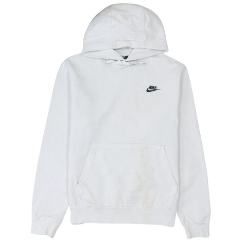 Womens UK Size S Nike White Pullover Hoodie