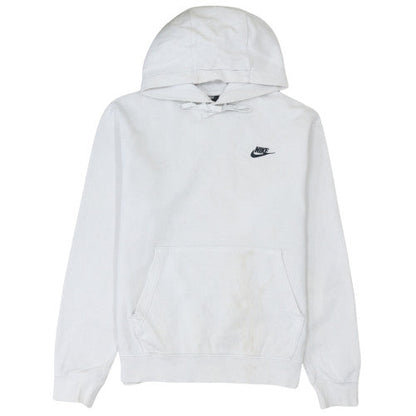 Womens UK Size S Nike White Pullover Hoodie