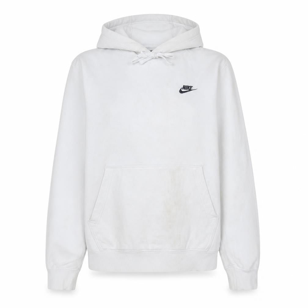 Womens UK Size S Nike White Pullover Hoodie