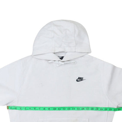 Womens UK Size S Nike White Pullover Hoodie