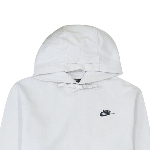 Womens UK Size S Nike White Pullover Hoodie