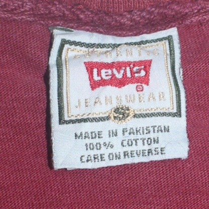 Mens UK Size L Levi's Red  T-Shirt