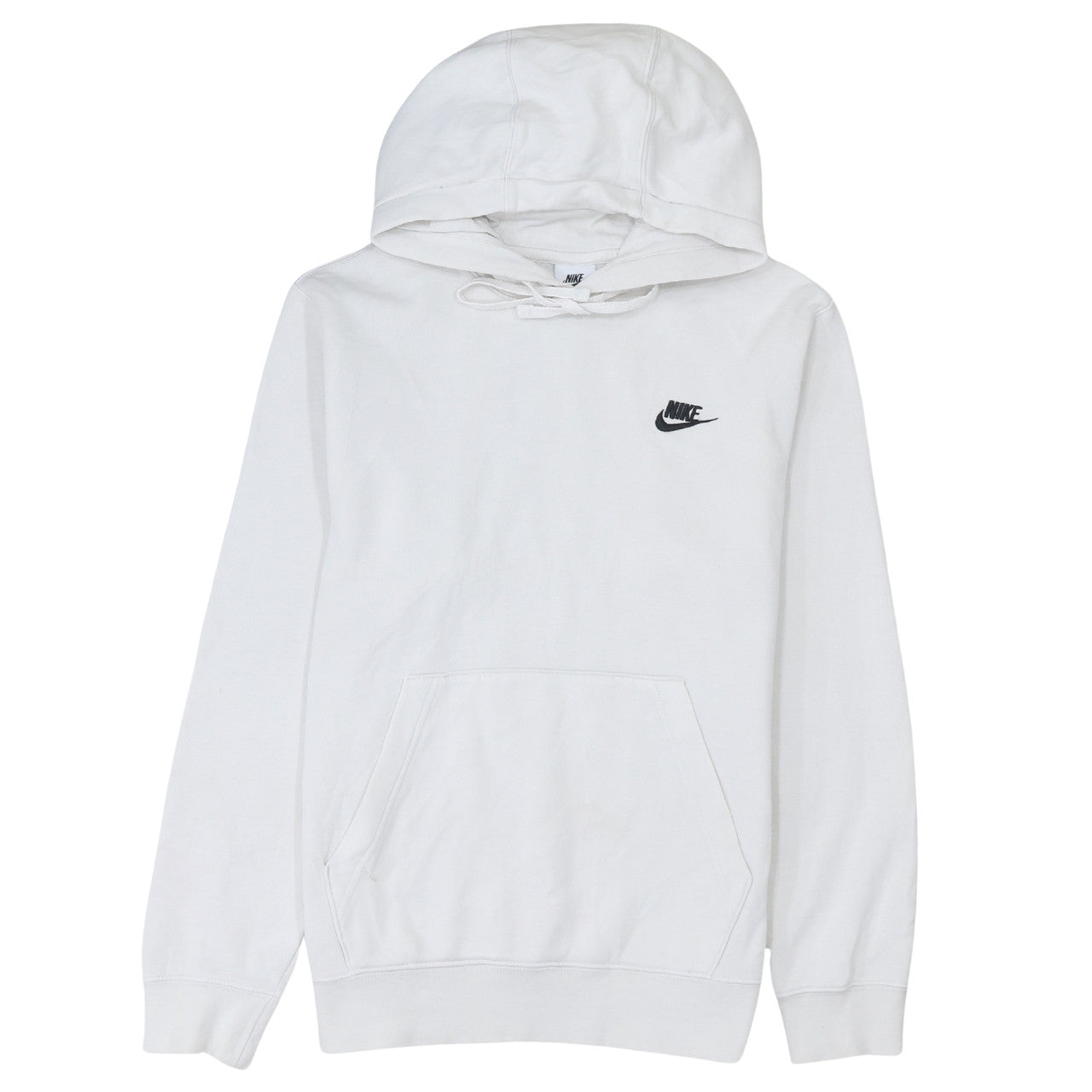 Womens UK Size XS Nike White Pullover Hoodie