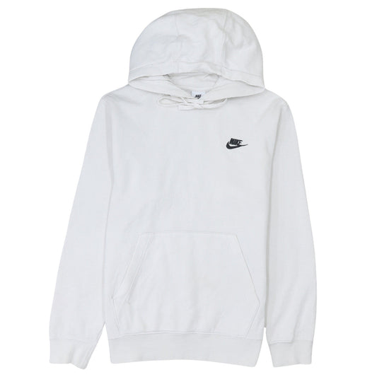 Womens UK Size XS Nike White Pullover Hoodie