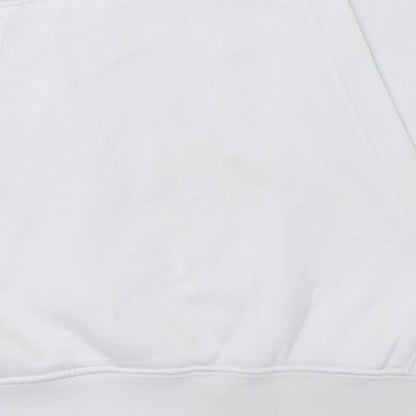 Womens UK Size XS Nike White Pullover Hoodie