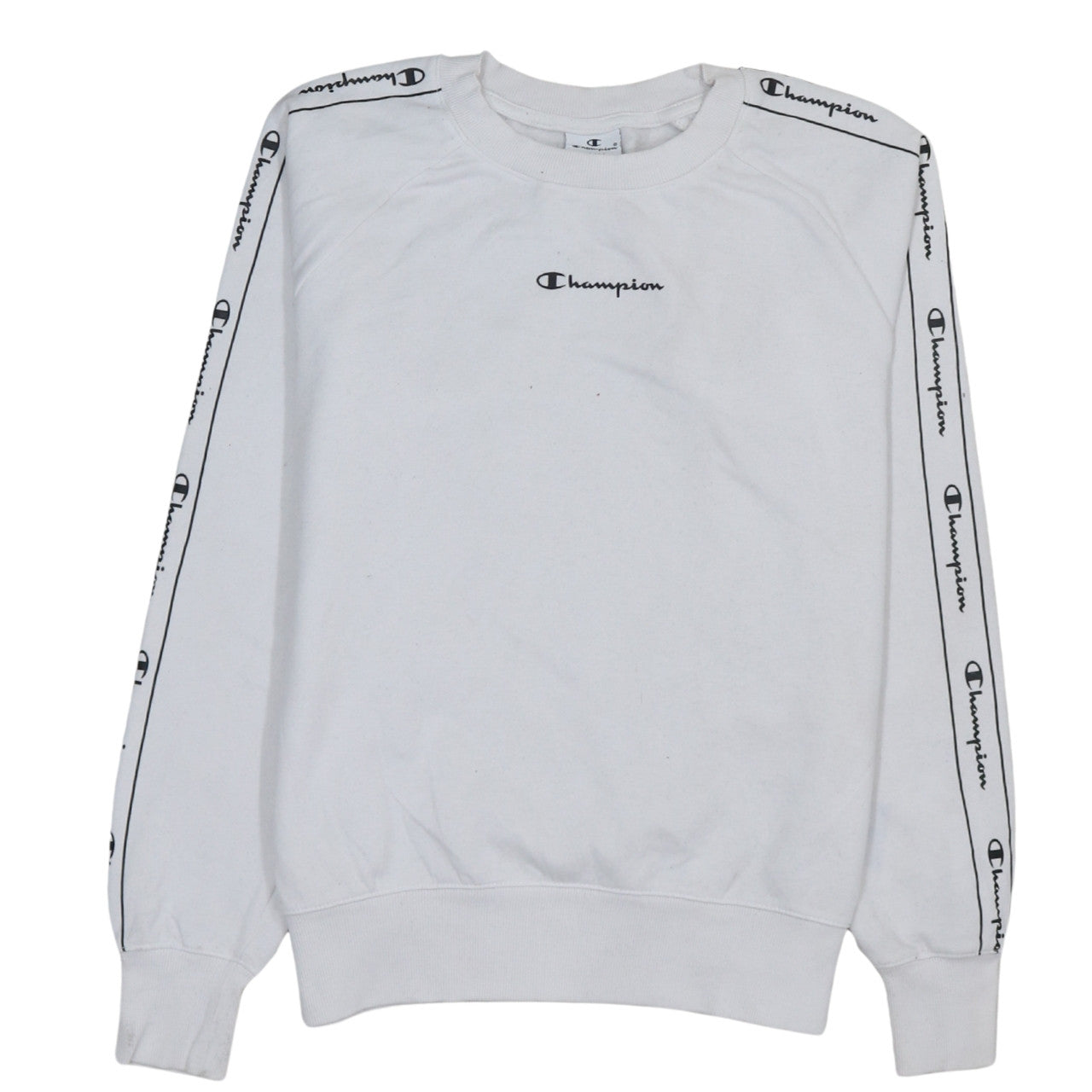 Womens UK Size S Champion White Pullover Sweatshirt