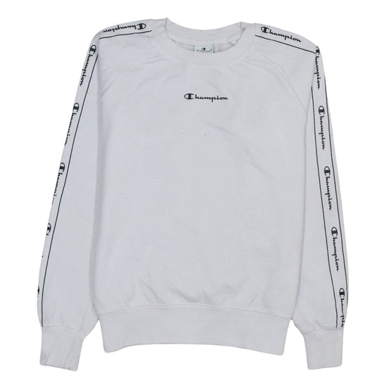 Womens UK Size S Champion White Pullover Sweatshirt