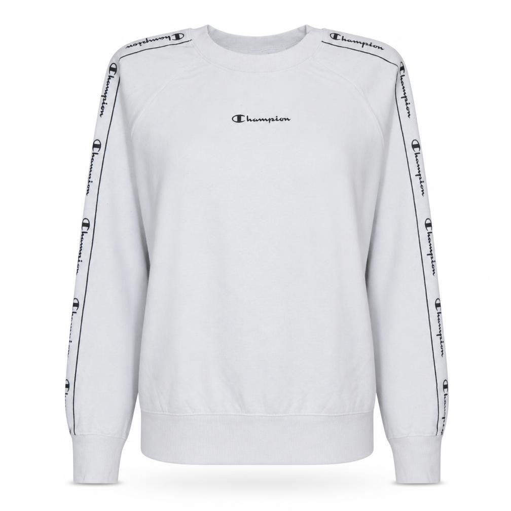 Womens UK Size S Champion White Pullover Sweatshirt
