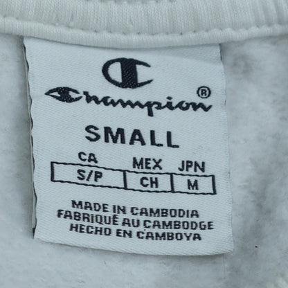 Womens UK Size S Champion White Pullover Sweatshirt