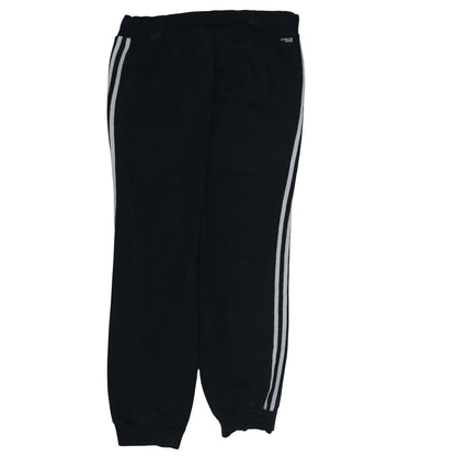 Adidas Women's Black Jogger Sweatpants S Elastic Waist Fleece