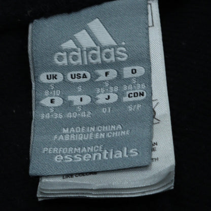 Adidas Women's Black Jogger Sweatpants S Elastic Waist Fleece
