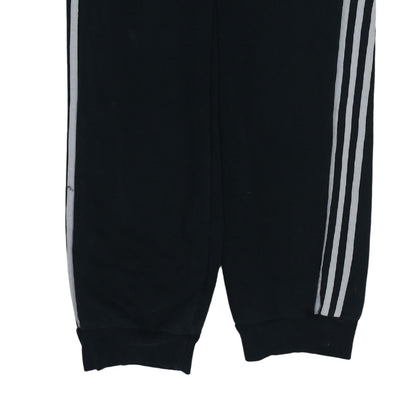 Adidas Women's Black Jogger Sweatpants S Elastic Waist Fleece
