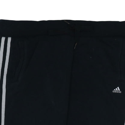 Adidas Women's Black Jogger Sweatpants S Elastic Waist Fleece