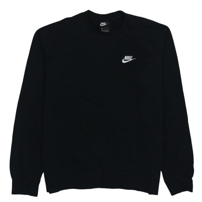 Mens UK Size L Nike Black Pullover Sweatshirt