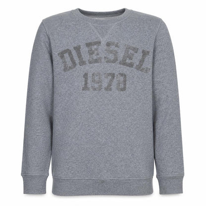 Mens UK Size S Diesel Grey Pullover Sweatshirt