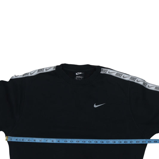 Mens UK Size M Nike Black Pullover Sweatshirt