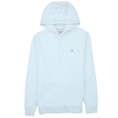 Mens UK Size L Tommy Jeans White Pullover Hoodie