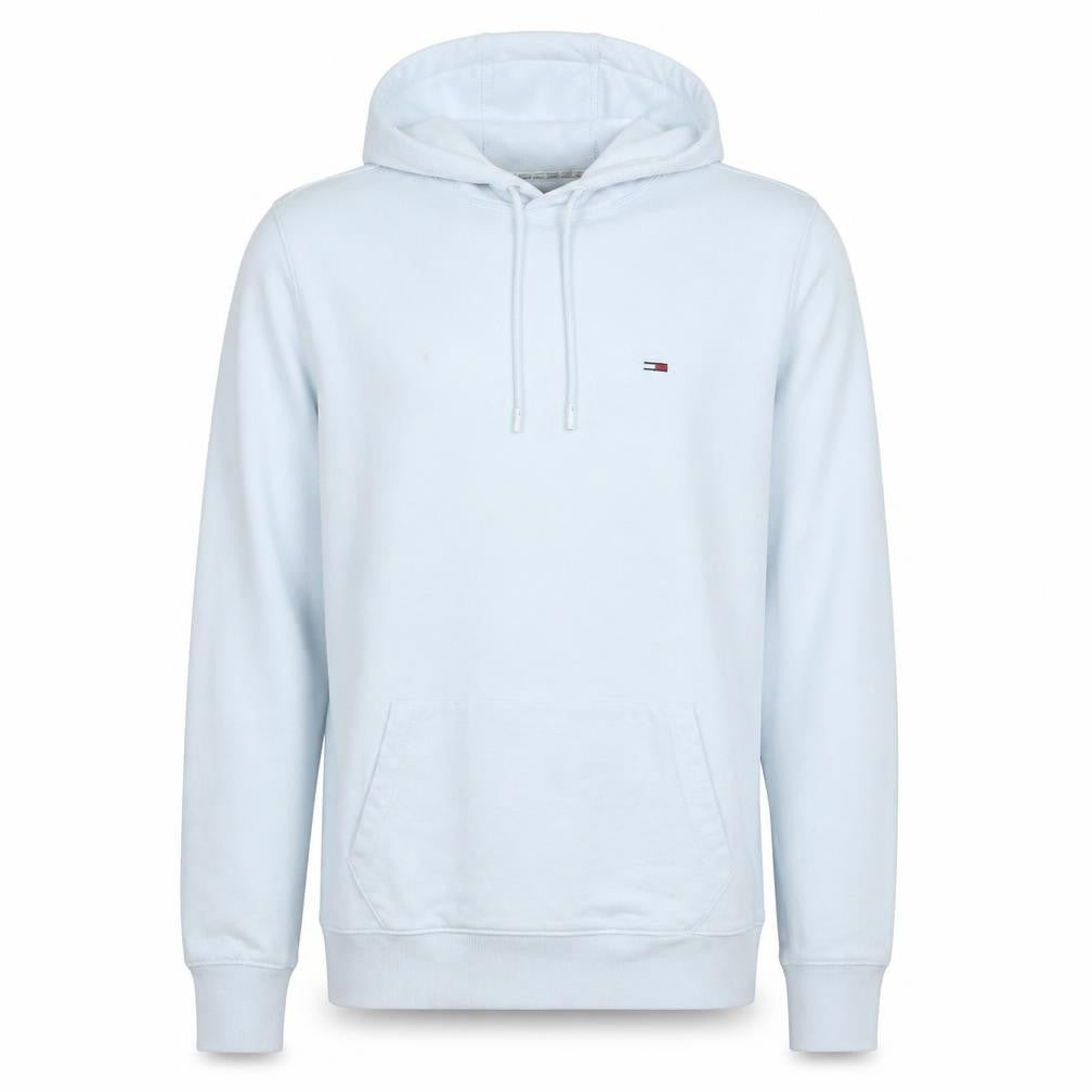 Mens UK Size L Tommy Jeans White Pullover Hoodie