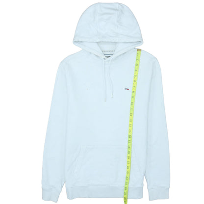 Mens UK Size L Tommy Jeans White Pullover Hoodie