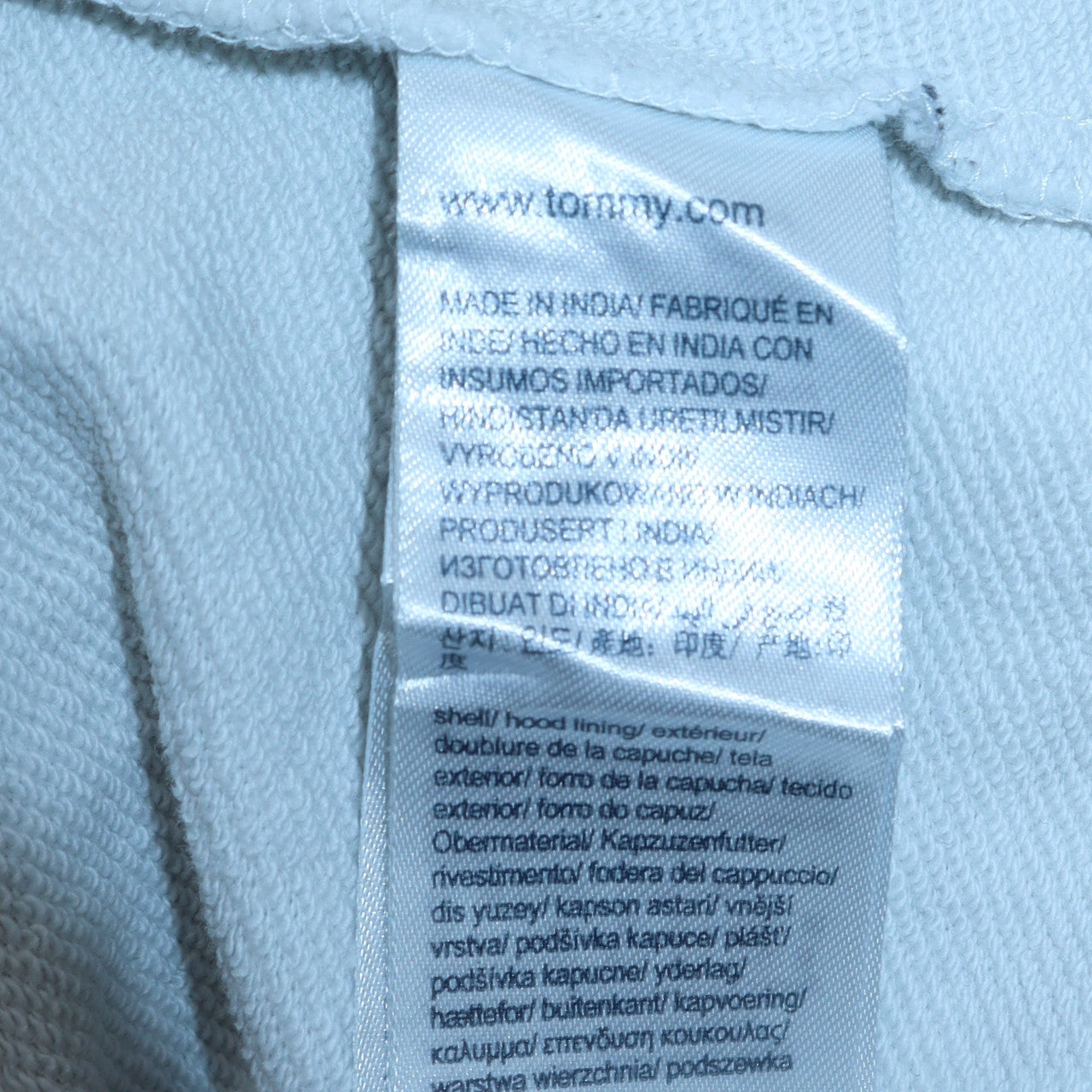 Mens UK Size L Tommy Jeans White Pullover Hoodie