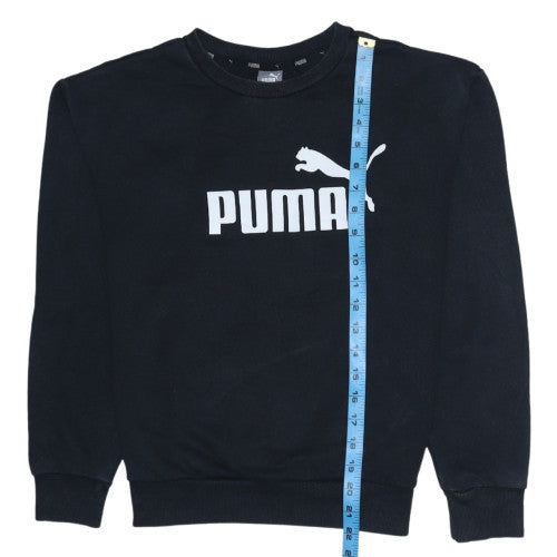 Womens UK Size XS PUMA Black Pullover Sweatshirt