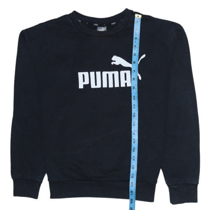 Womens UK Size XS PUMA Black Pullover Sweatshirt