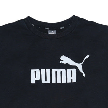 Womens UK Size XS PUMA Black Pullover Sweatshirt