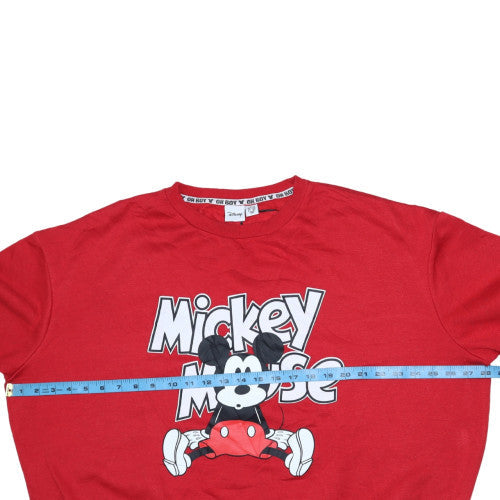 Womens UK Size XL Disney Red Pullover Sweatshirt
