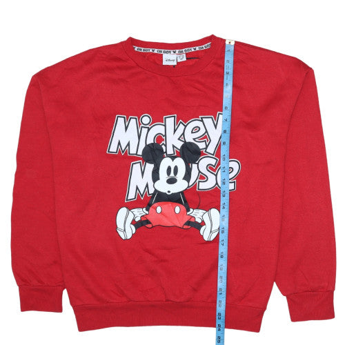 Womens UK Size XL Disney Red Pullover Sweatshirt
