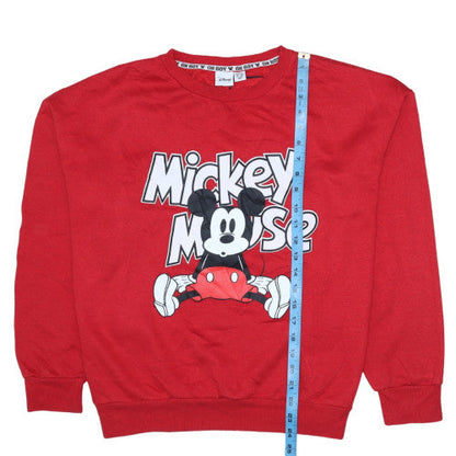 Womens UK Size XL Disney Red Pullover Sweatshirt