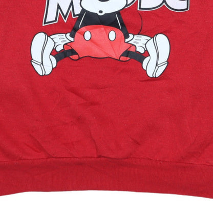 Womens UK Size XL Disney Red Pullover Sweatshirt