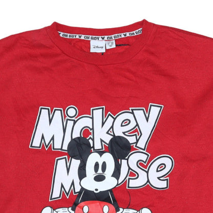 Womens UK Size XL Disney Red Pullover Sweatshirt