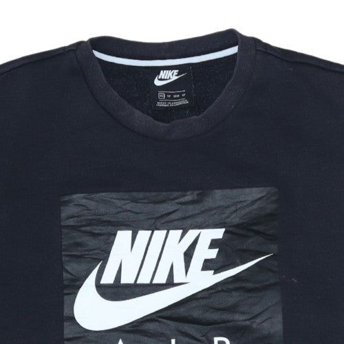 Mens UK Size XS Nike Black Pullover Sweatshirt