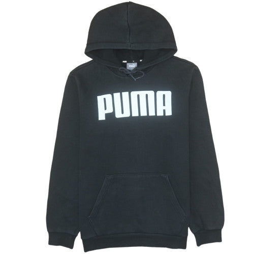 Womens UK Size M PUMA Black Pullover Hoodie