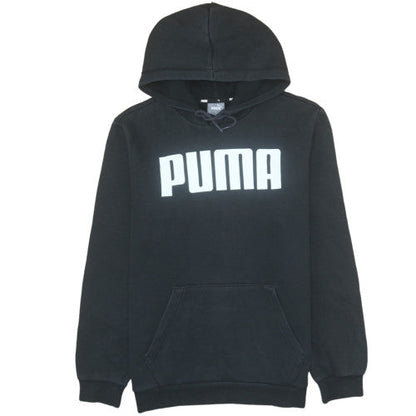 Womens UK Size M PUMA Black Pullover Hoodie