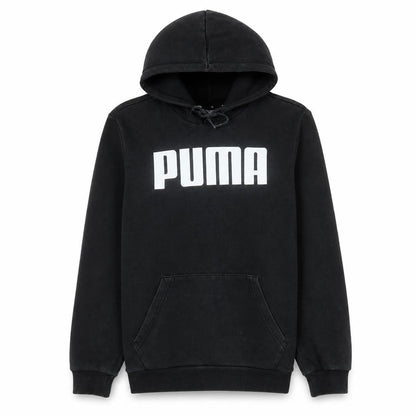 Womens UK Size M PUMA Black Pullover Hoodie