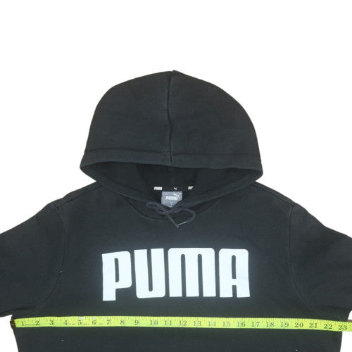 Womens UK Size M PUMA Black Pullover Hoodie