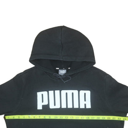 Womens UK Size M PUMA Black Pullover Hoodie