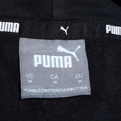 Womens UK Size M PUMA Black Pullover Hoodie