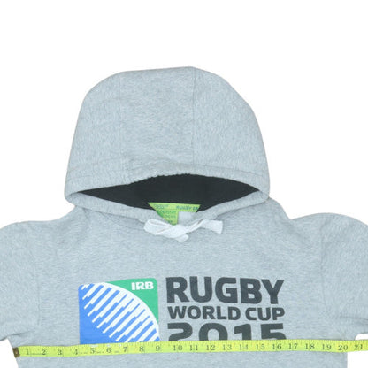 Teens UK Size S Rugby Originals Grey Pullover Hoodie