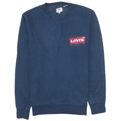 Mens UK Size M Levi's Blue Pullover Sweatshirt