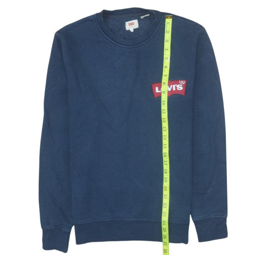 Mens UK Size M Levi's Blue Pullover Sweatshirt