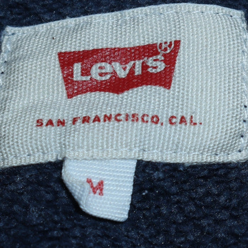 Mens UK Size M Levi's Blue Pullover Sweatshirt