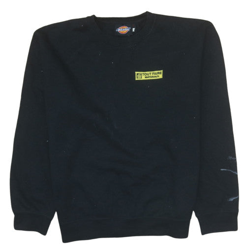 Mens UK Size L Dickies Black Pullover Sweatshirt