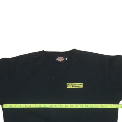 Mens UK Size L Dickies Black Pullover Sweatshirt