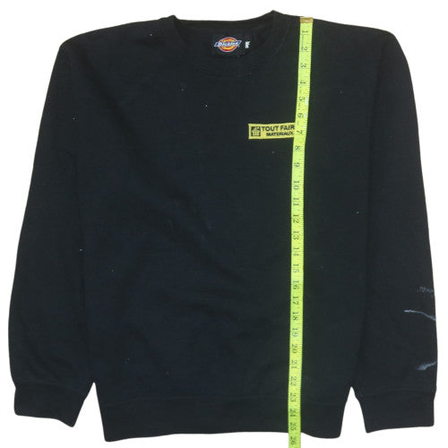 Mens UK Size L Dickies Black Pullover Sweatshirt
