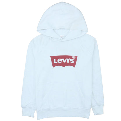 Womens UK Size M Levi's White Pullover Hoodie