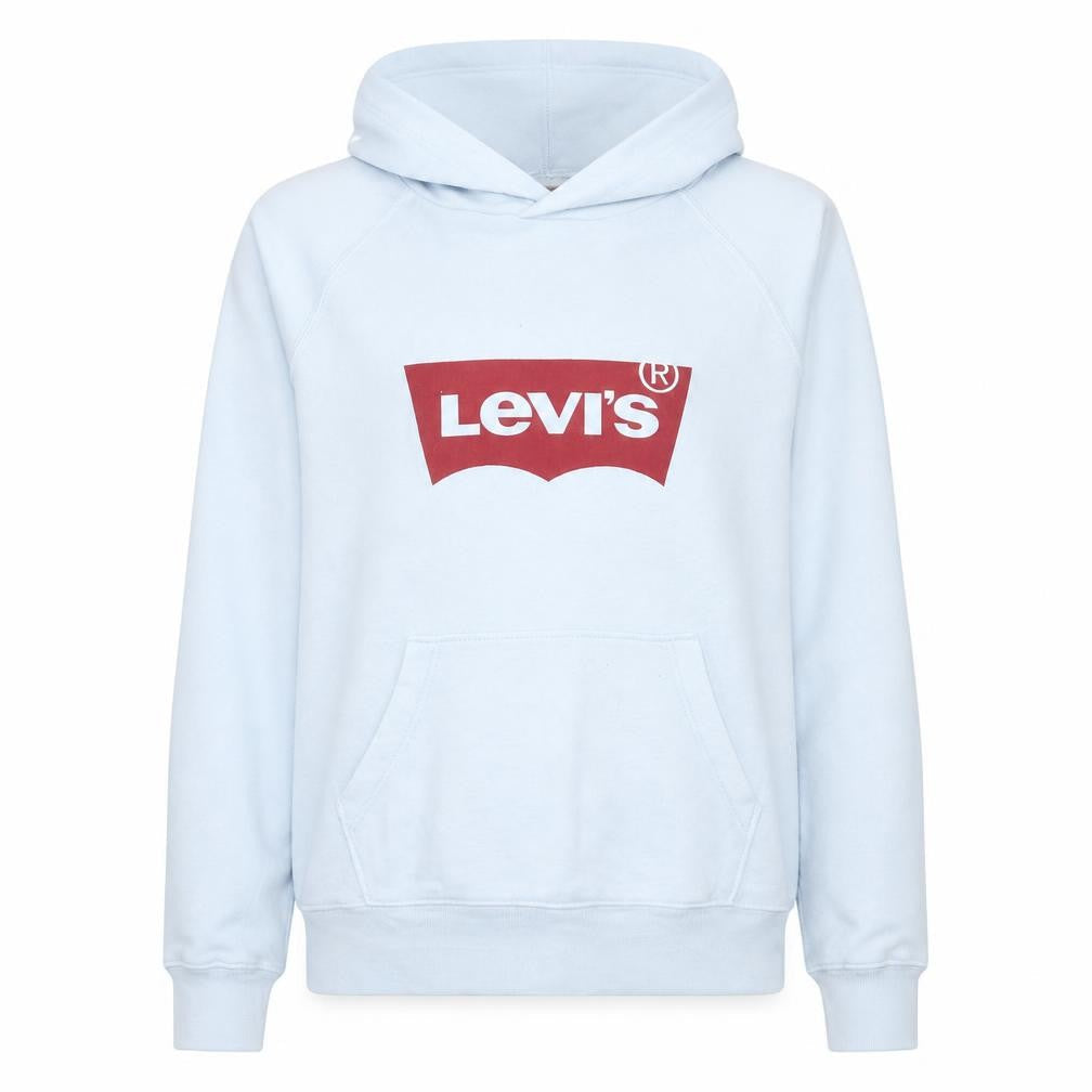 Womens UK Size M Levi's White Pullover Hoodie
