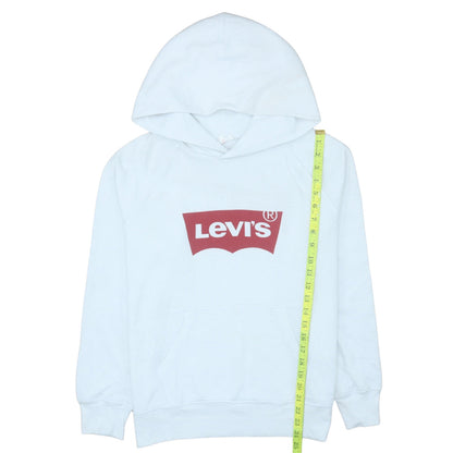 Womens UK Size M Levi's White Pullover Hoodie